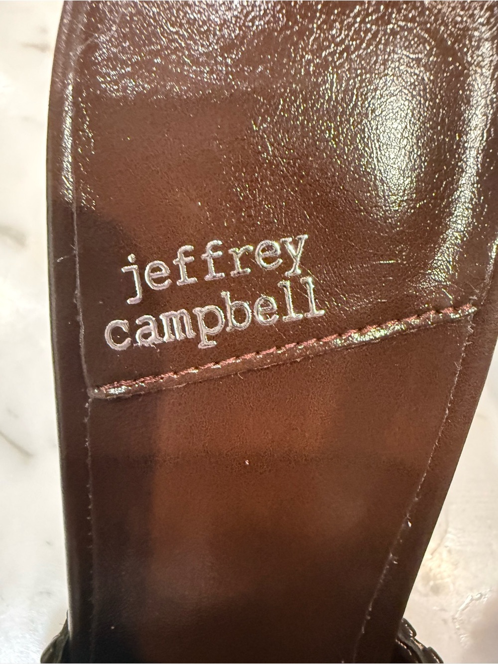 Jeffrey Campbell Clara B-F Tan Brown Zebra-Print Pointed Mule Heel $195 Nib - Picture 7 of 13